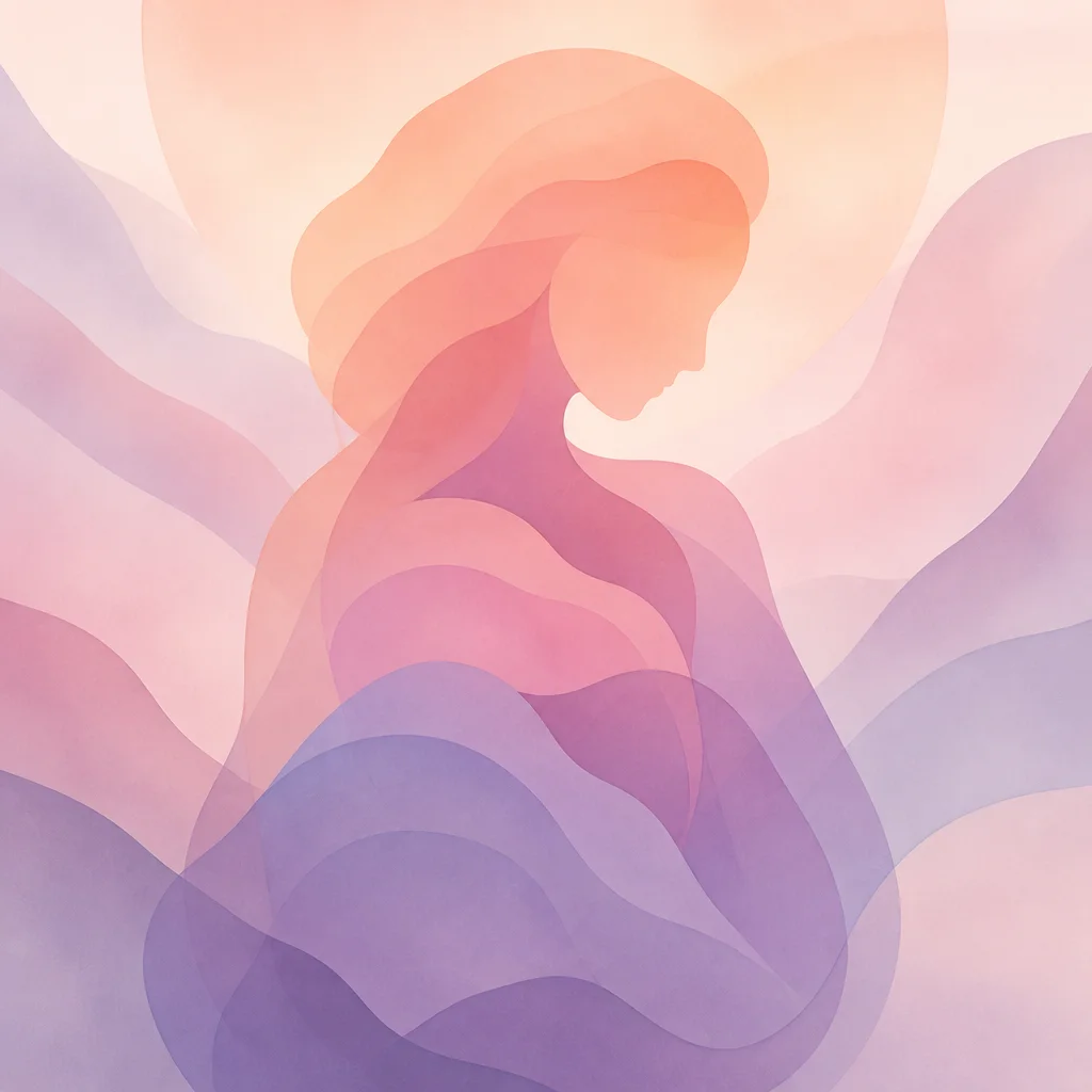 Abstract illustration of layered emotions behind a one penis policy rule