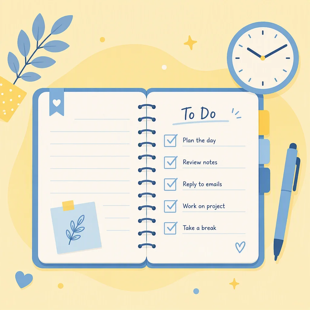 A checklist and clock representing the hinge partner's responsibilities