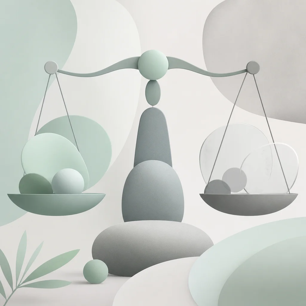 Abstract balance scale weighing privacy and transparency in don't ask, don't tell ENM