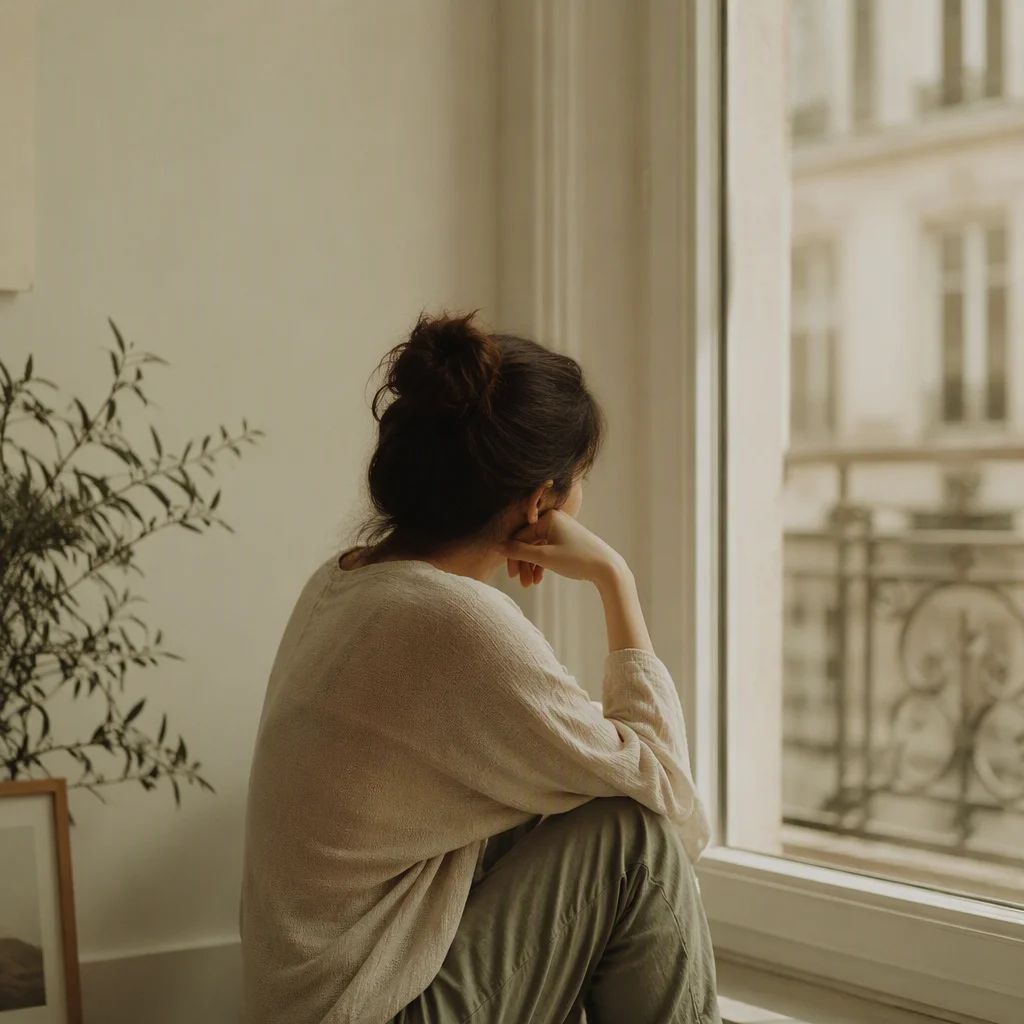 Editorial photo of a person alone reflecting on being vetoed in a polyamorous relationship