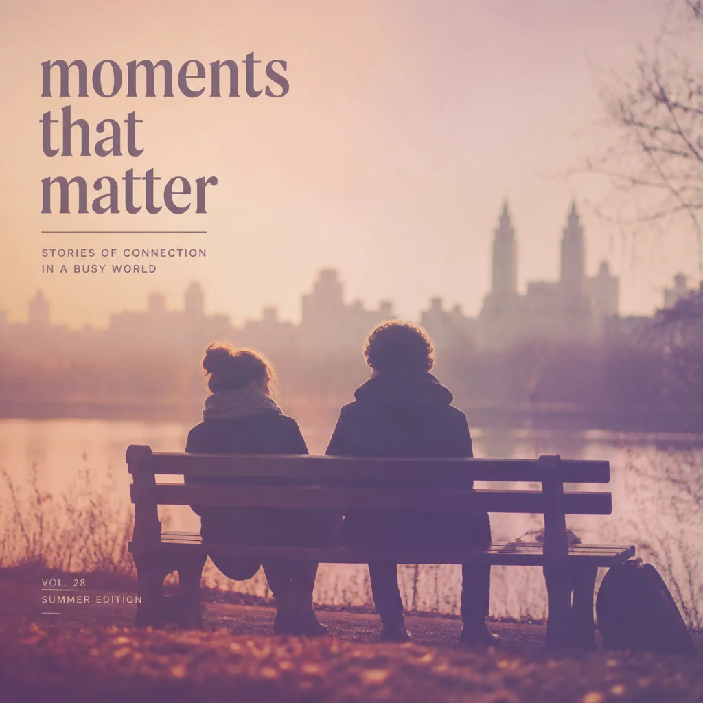 Two people sharing a quiet moment on a bench after an apology in polyamory