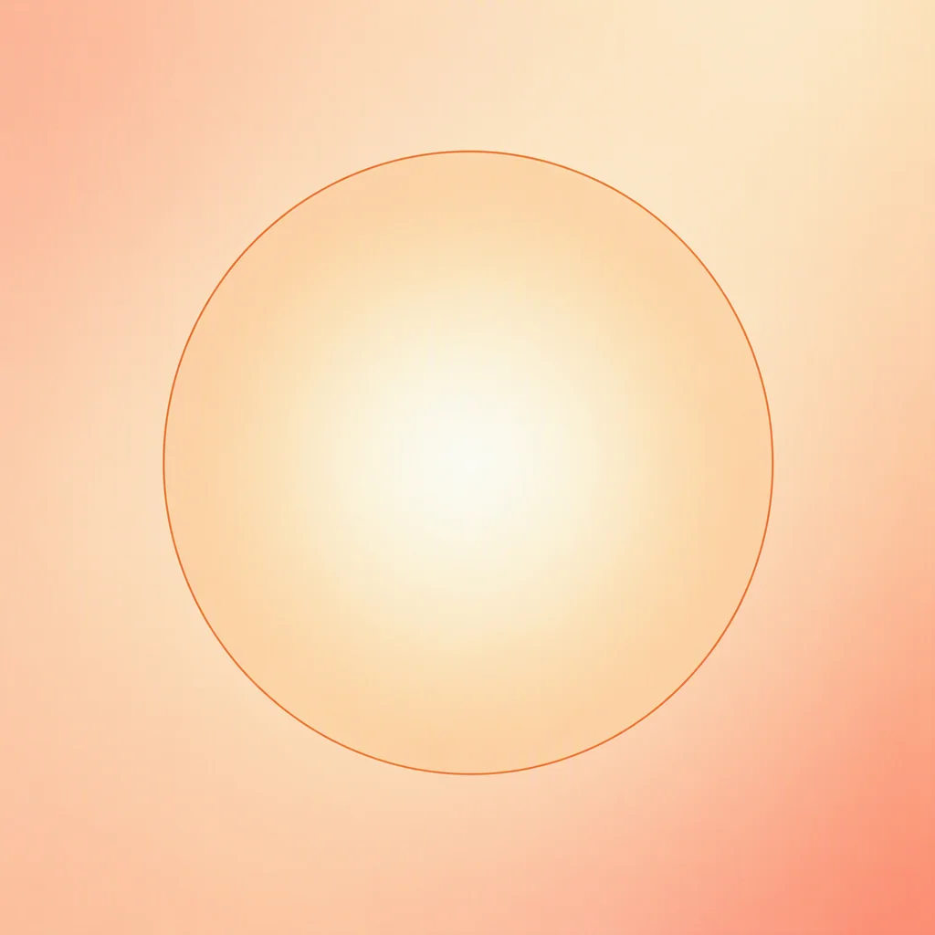 Outlined circle symbolizing a personal boundary