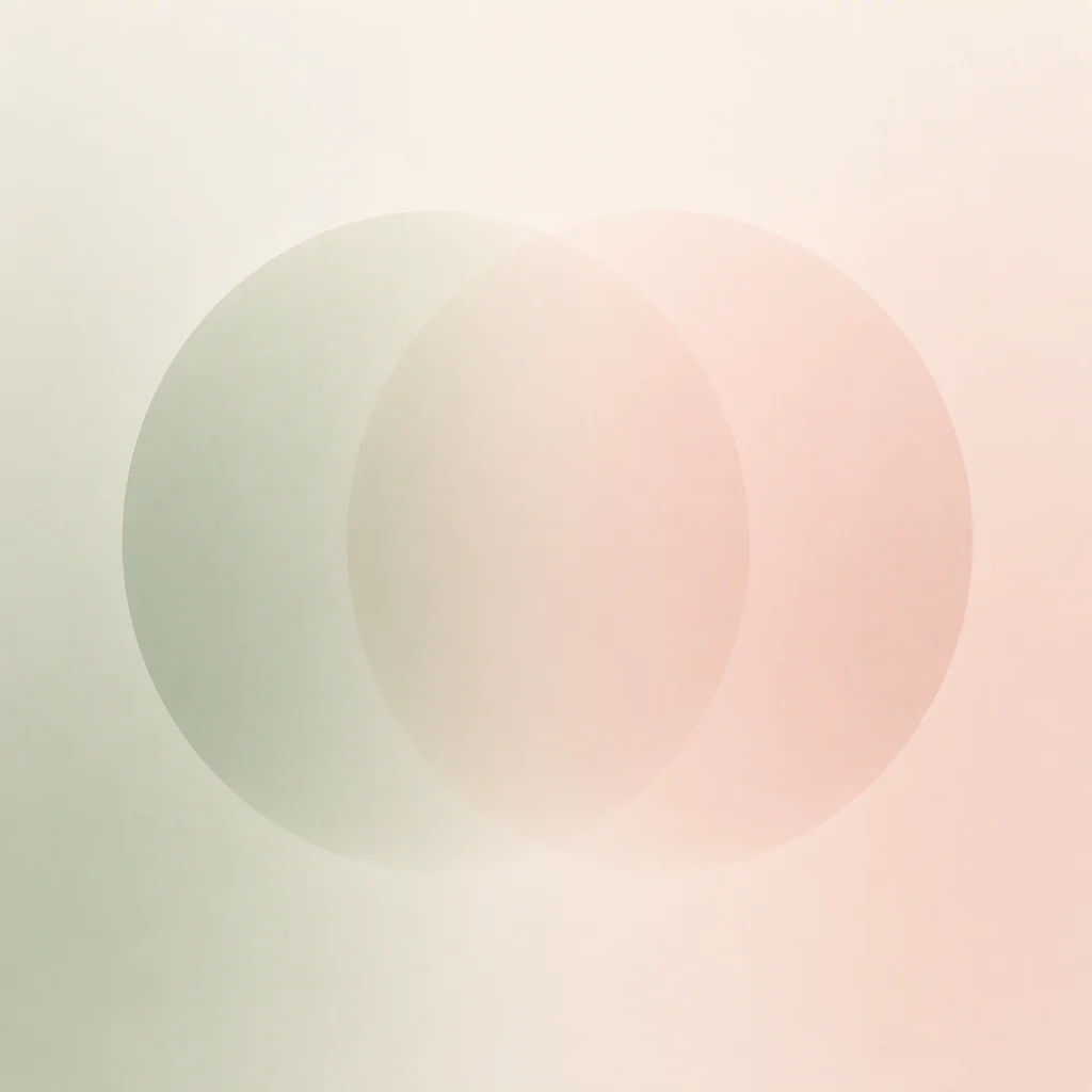 Two overlapping circles symbolizing a negotiated agreement